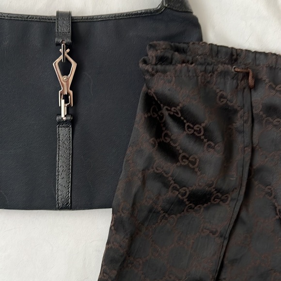 Gucci Vintage Bamboo Jackie Canvas Handbag - Picture 10 of 10